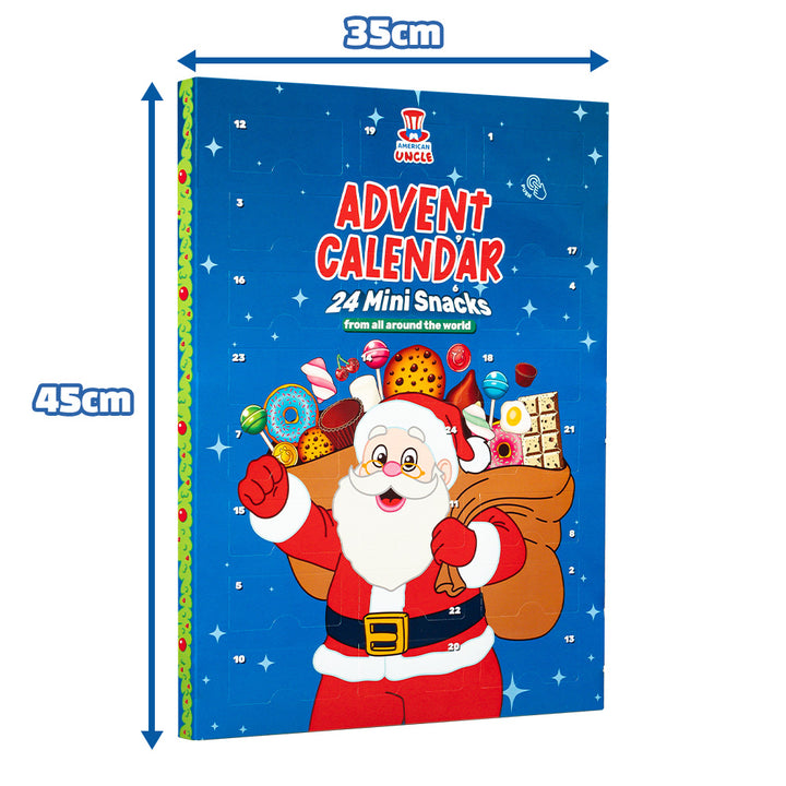 2x Calendario de Adviento Miniaturas, caja de 24 snack dulces sorpresa en formato mini