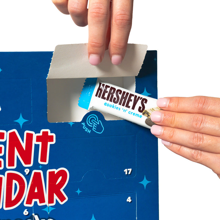 Calendario de Adviento Miniaturas, caja de 24 snack dulces sorpresa en formato mini