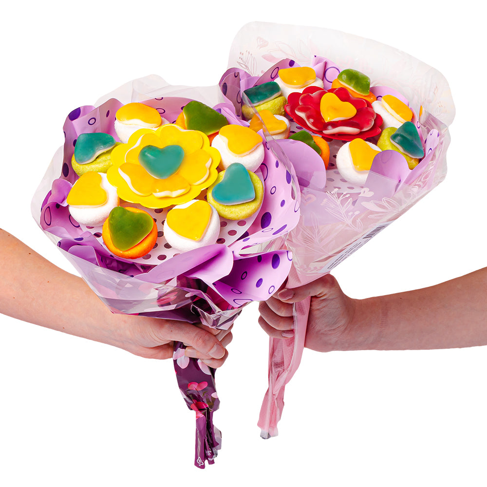 Wunnie Gummy Bouquet, ramo de caramelos gomosos y marshmallow mixtos 162g