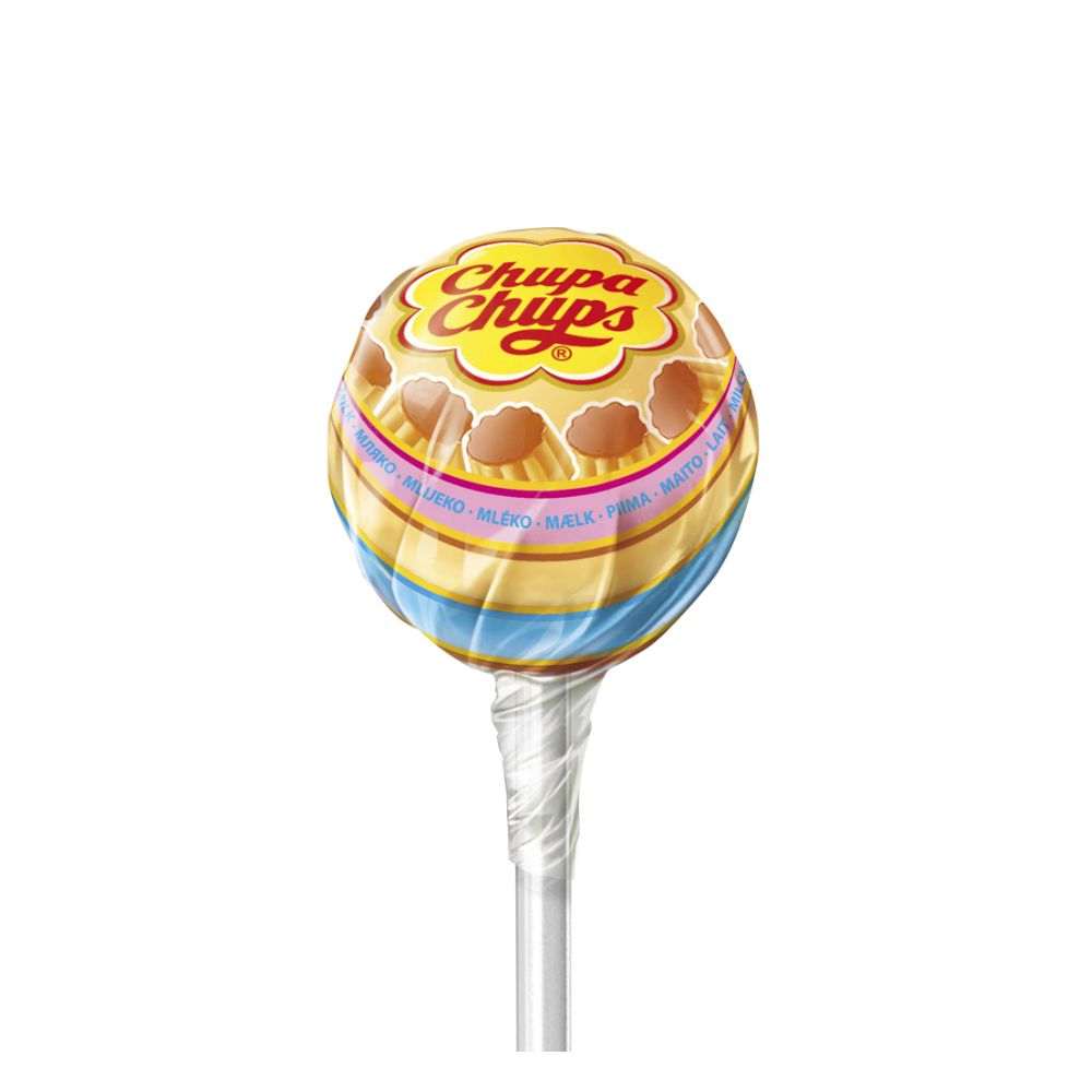 Chupa Chups Vainilla - piruleta con sabor a vainilla de 12g  American Uncle