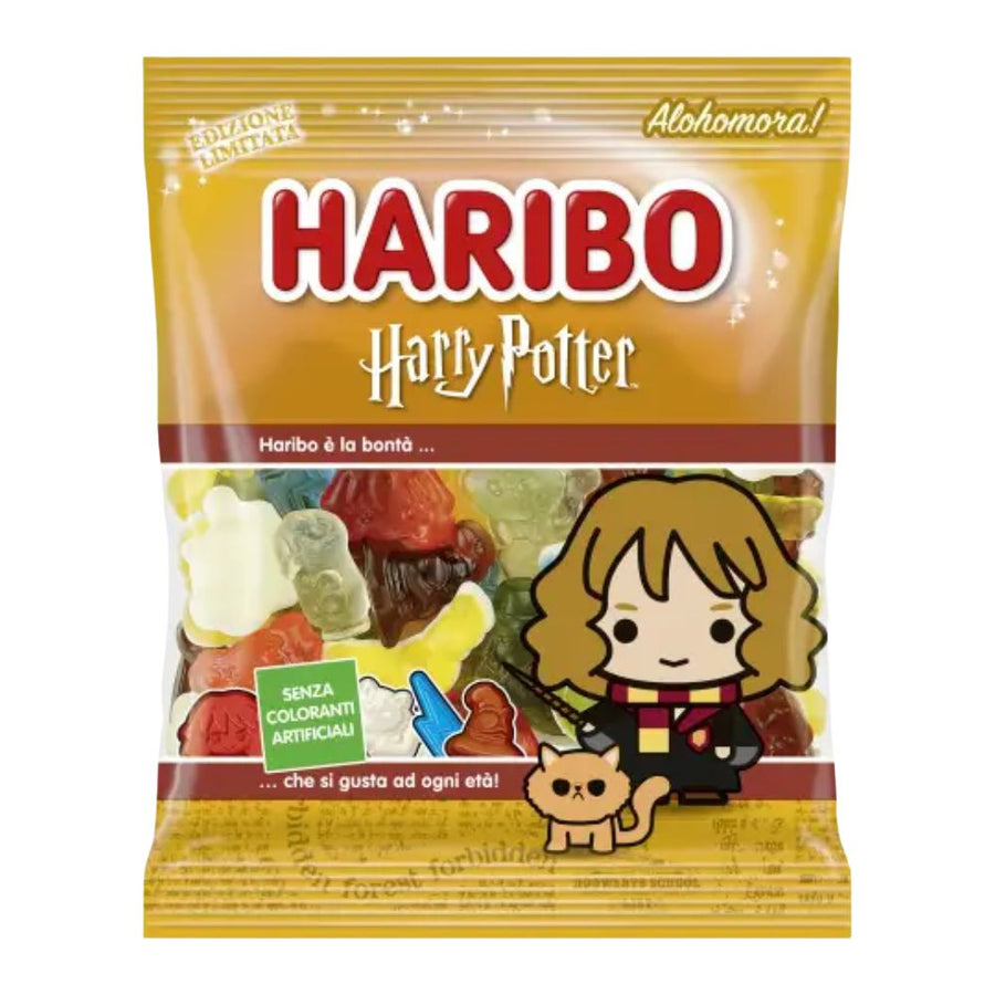 Haribo Hermione, caramelle al gusto di frutta e cola da 160g