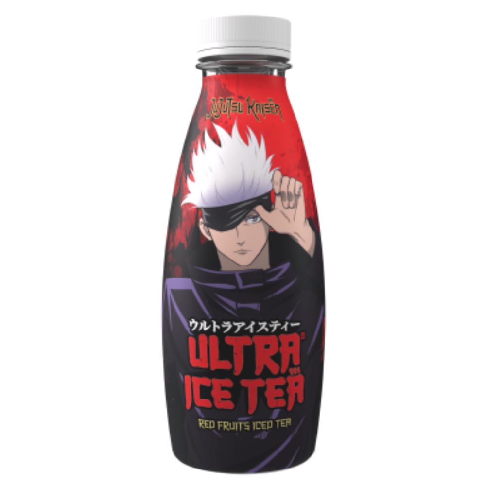 Confezione da 500ml, bevanda di tè nero con succo di frutti rossi Ultra ice tea.