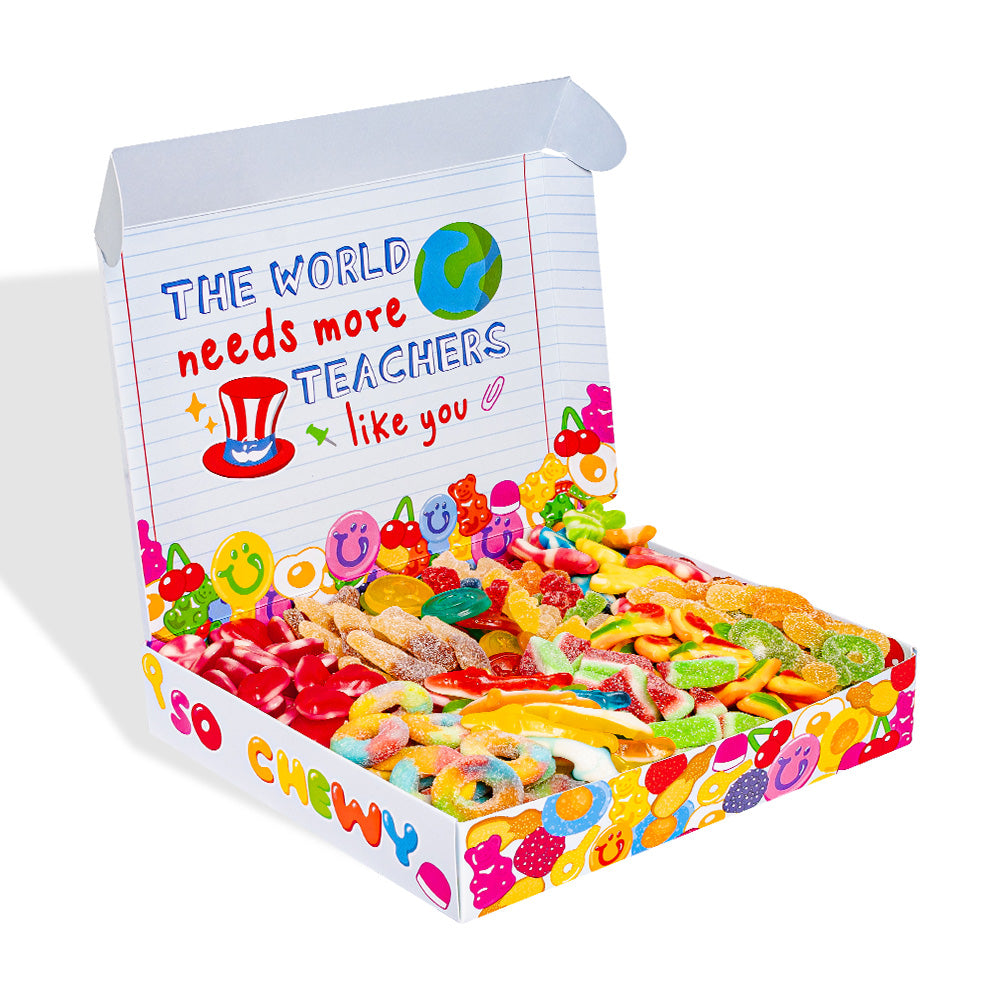 Scatola da comporre  di caramelle gommose da 1kg Best Teacher