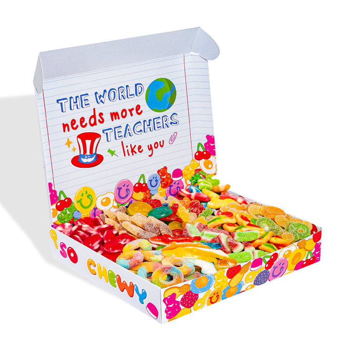 Scatola da comporre  di caramelle gommose da 1kg Best Teacher
