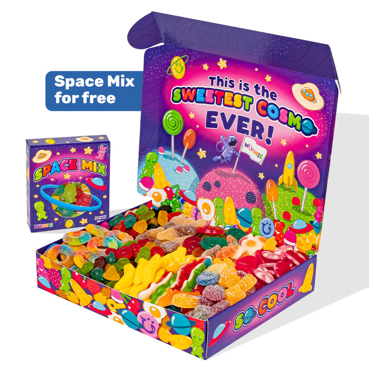 CandyVerse Edición Limitada por Wunnie, caja de caramelos de goma para componer con tus favoritos