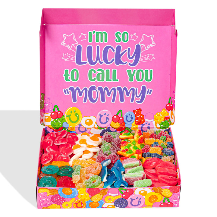 Wunnie box “Mejor Mamá”, la Candy box para componer con los caramelos gomosos favoritos de Mamá - 1 kg