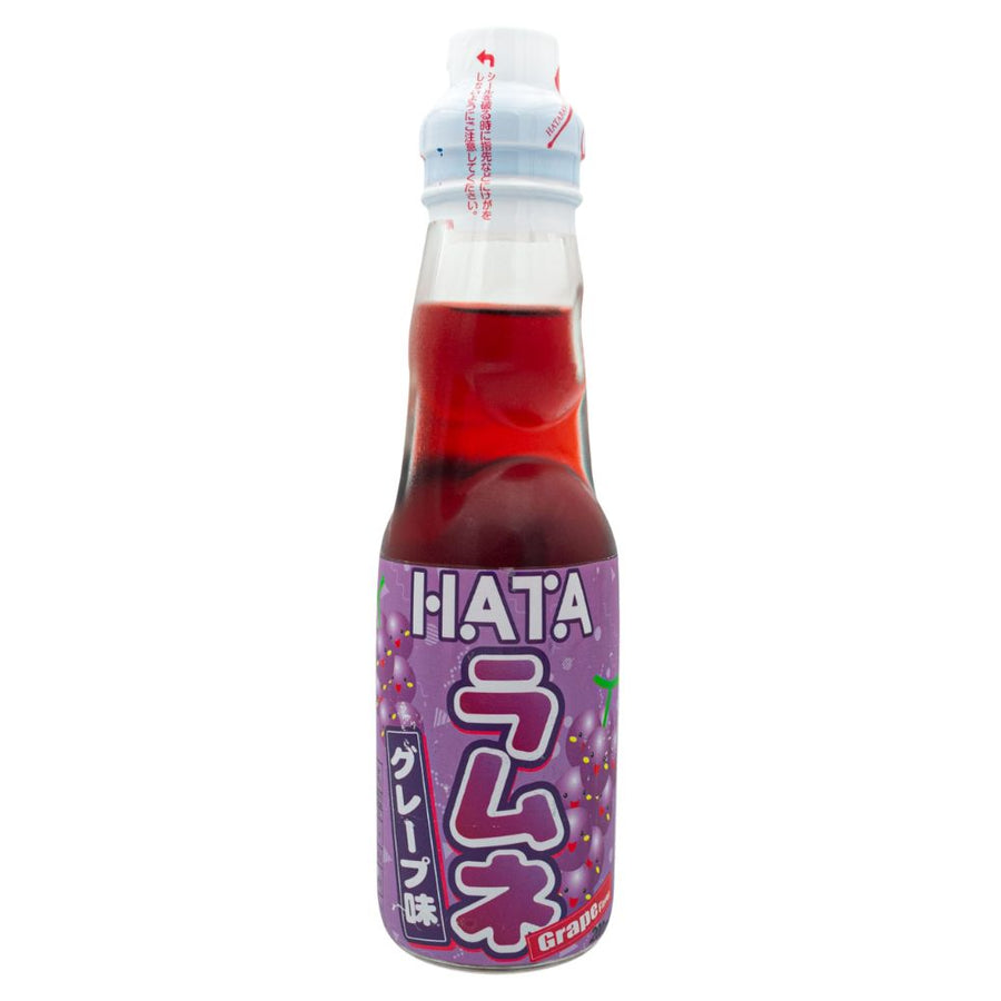 Confezione da 200ml di bevanda all'uva Ramune Hata Grape