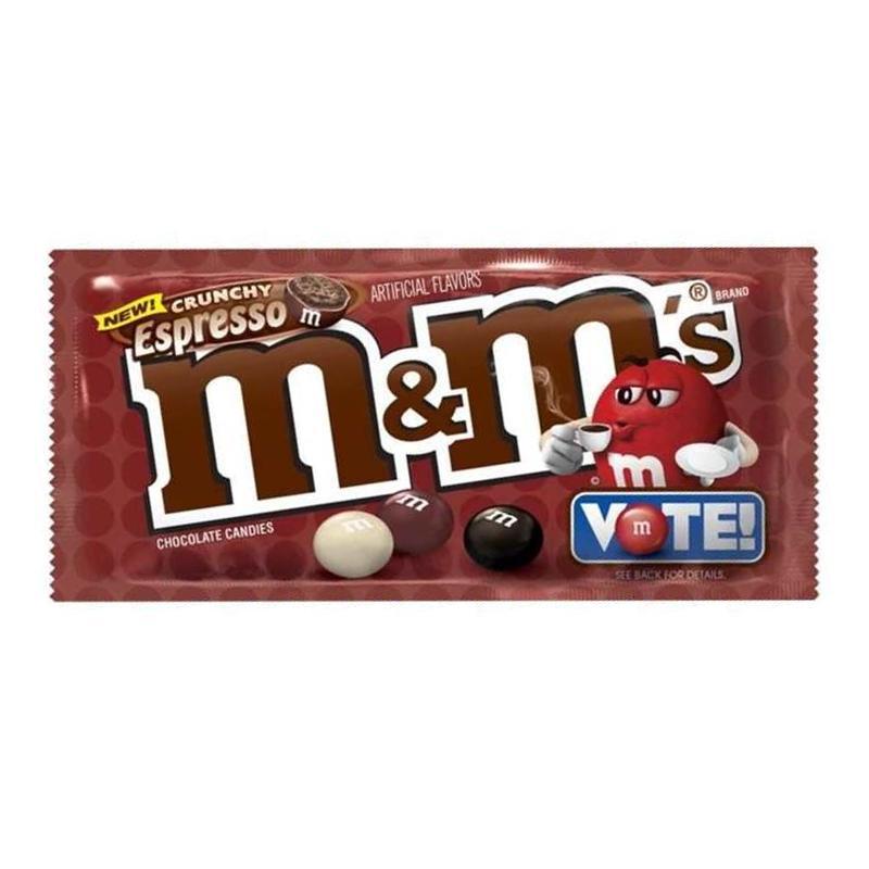 M&M's Crunchy Espresso, m&m's al caffè espresso da 38.3g (1954233647201)