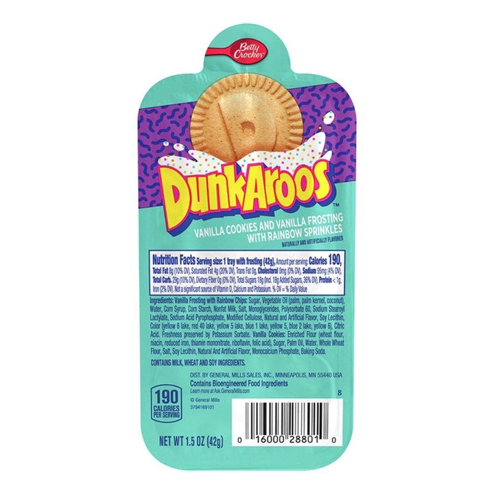 Dunkaroos Vanilla Cookies and Vanilla