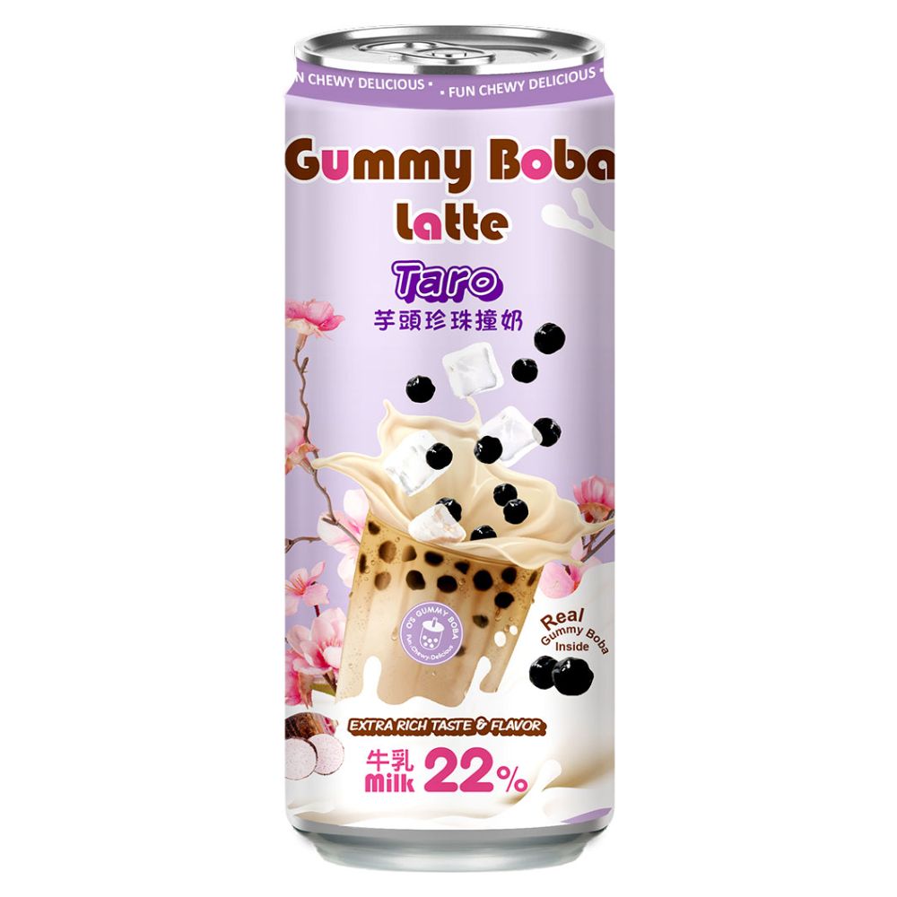 Gummy Boba Latte Taro 470ml