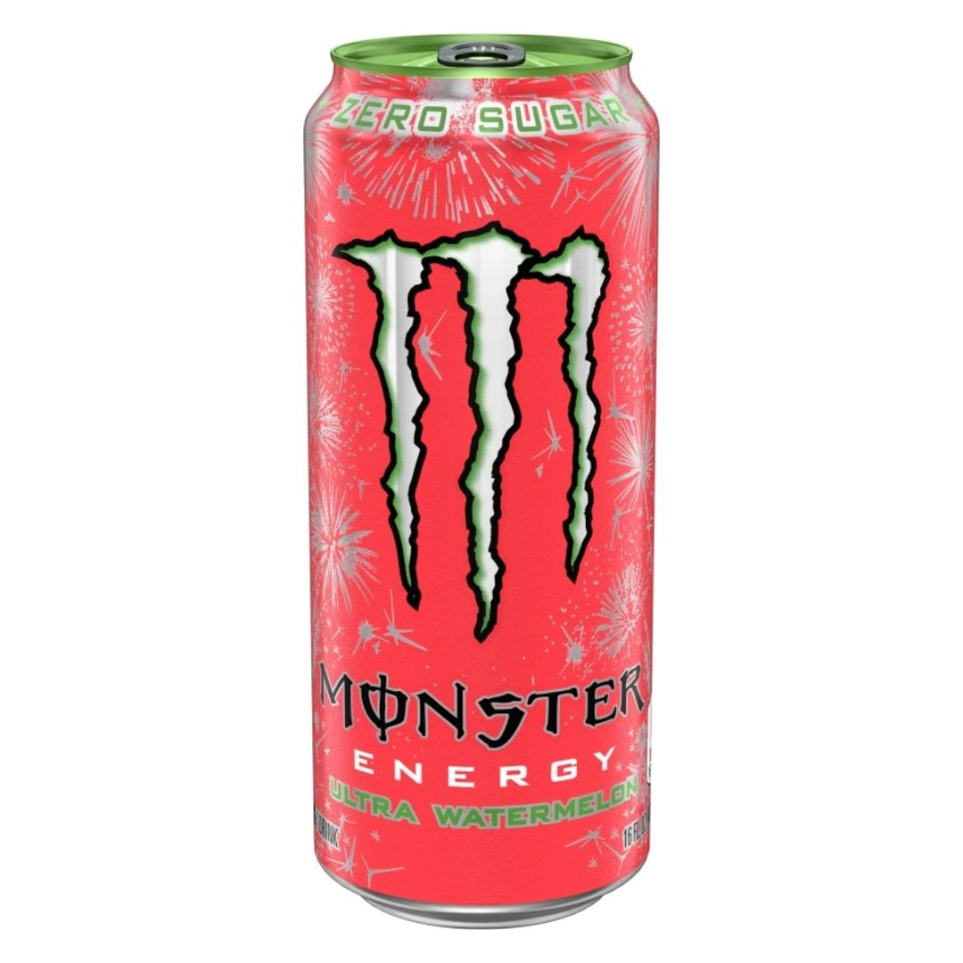 Monster Watermelon, energy drink de sandía de 500ml | DAÑADA