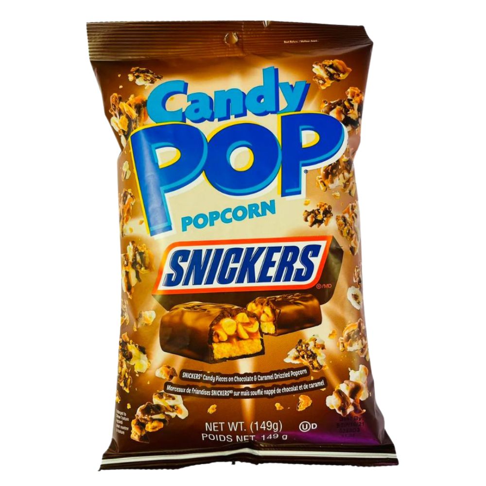 Candy Pop Popcorn Snickers Palomitas De Maíz Con Sabor A Snickers De