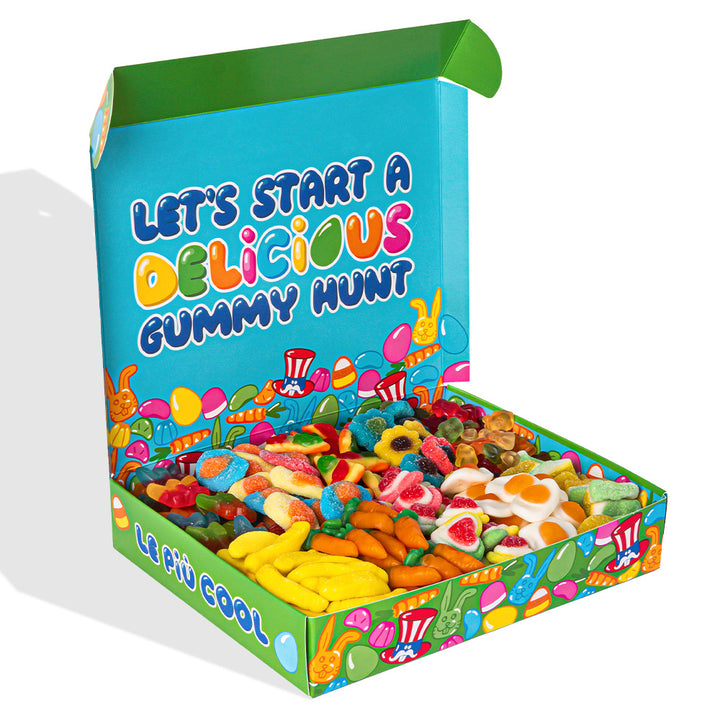 3 Wunnie box “Felices Pascuas”, 3 Candy box para componer con tus gomitas favoritas 