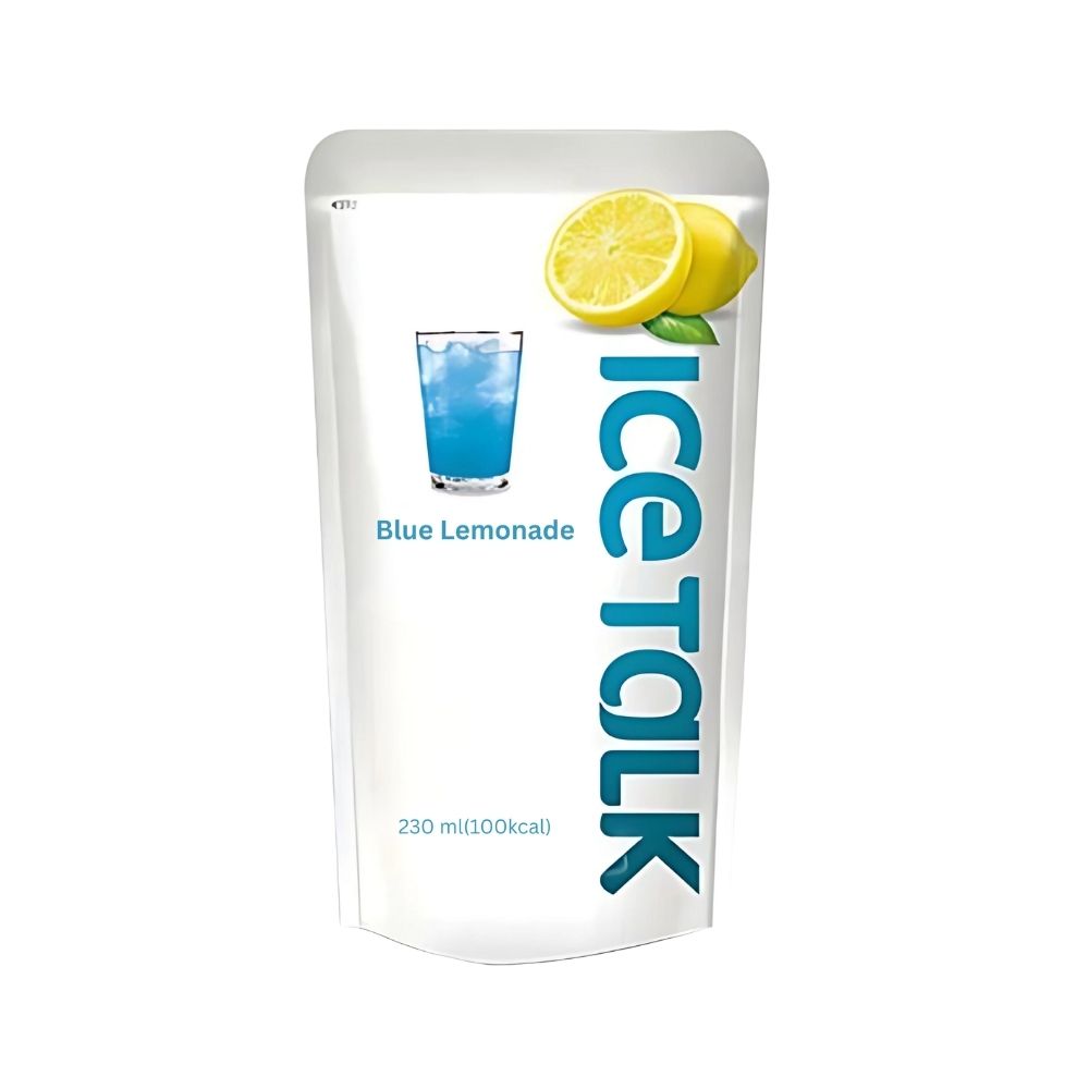 Ice Talk Blue Lemonade, bebida con sabor a limonada azul de 230ml 