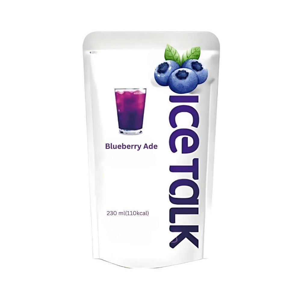 Ice Talk Blueberry Ade, bebida con sabor a arándano de 230ml 