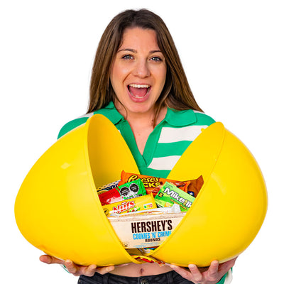 Snack Egg XXL, huevo de 50 snacks dulces y salados