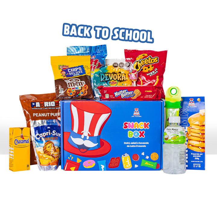 Back to School Box, caja de 12 snack para el regreso a clases 