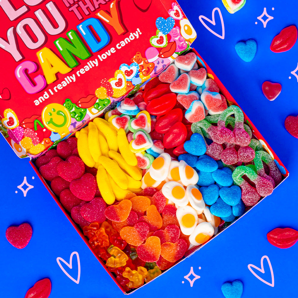 Wunnie box I love you more than candy focus su caramelle