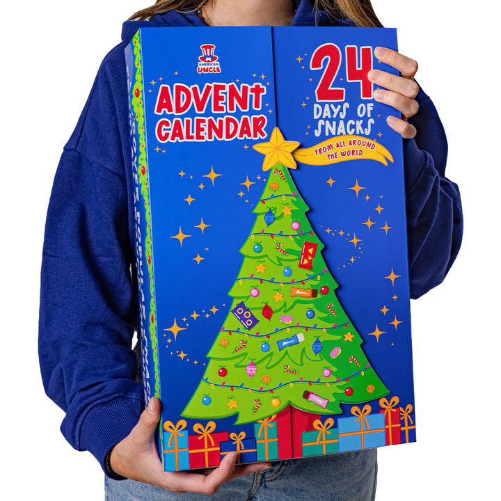 Calendario de Adviento Especial 2024, caja de +24 snack dulces y salados sorpresa 