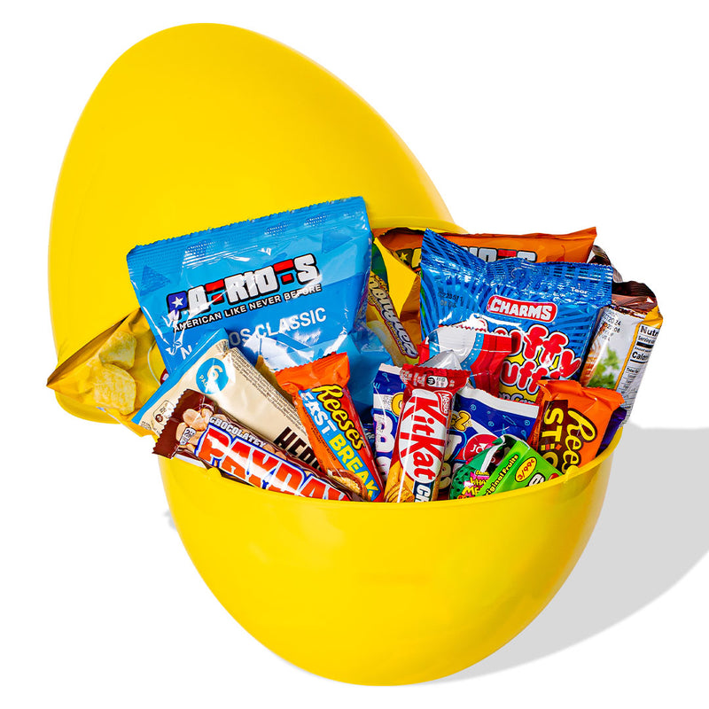 Snack Egg XXL, huevo de 50 snacks dulces y salados