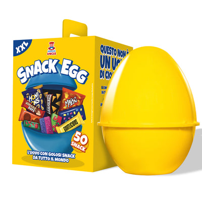 Snack Egg XXL, huevo de 50 snack dulces y salados 