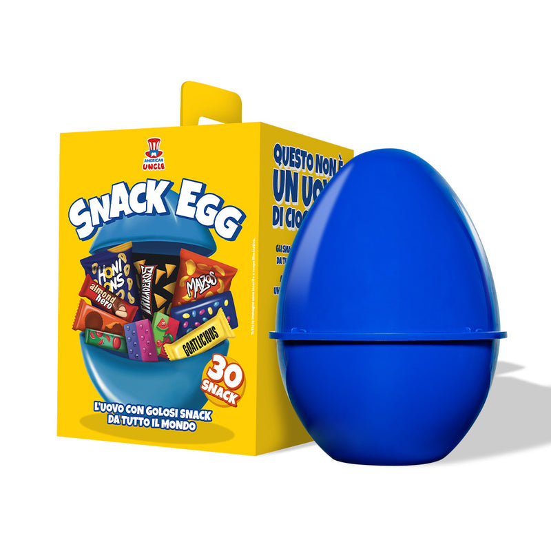 American Uncle Snack Egg L, huevo de 30 snack dulces y salados de sorpresa 