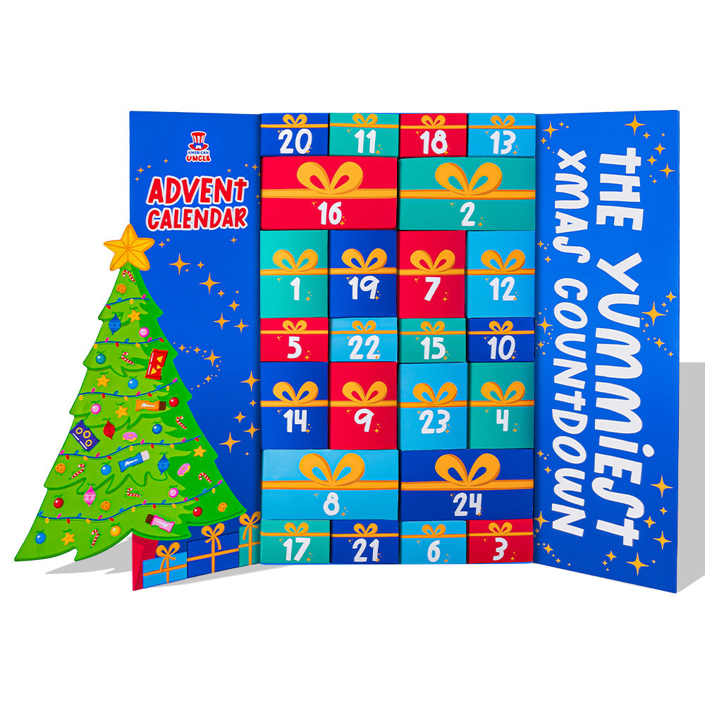 Calendario de Adviento Especial 2024, caja de +24 snack dulces y salados sorpresa 