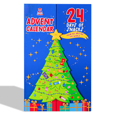 Calendario de Adviento 2024 [SIN GLUTEN], caja de +24 aperitivos sorpresa dulces y salados sin gluten