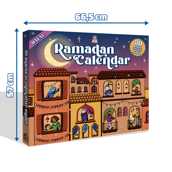 Calendario de Ramadán, Calendario del Ramadán de 30 snack halal dulces y salados 