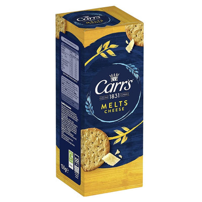 Confezione da 150g biscotti con formaggio Carr's.