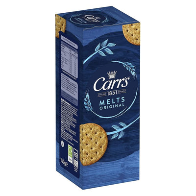 Confezione da 150g, biscotti di frumento Carr's.