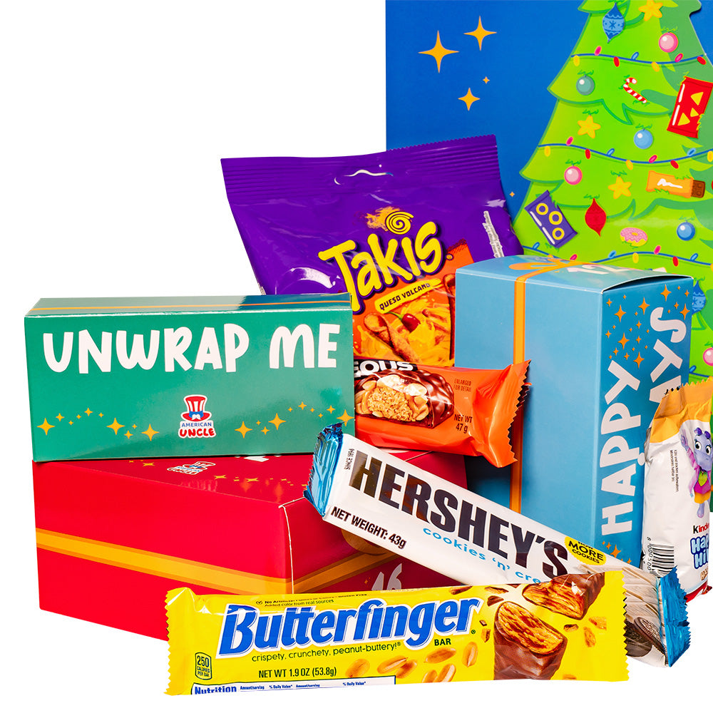 Calendario de Adviento Especial 2024, caja de +24 snack dulces y salados sorpresa 