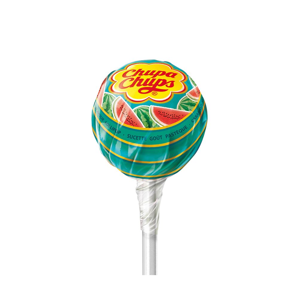 Chupa Chups Sandía, paleta con sabor a sandía de 12g 
