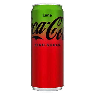 Confezione da 250ml, bevanda analcolica con estratti vegetali e succo di lime Coca Cola.