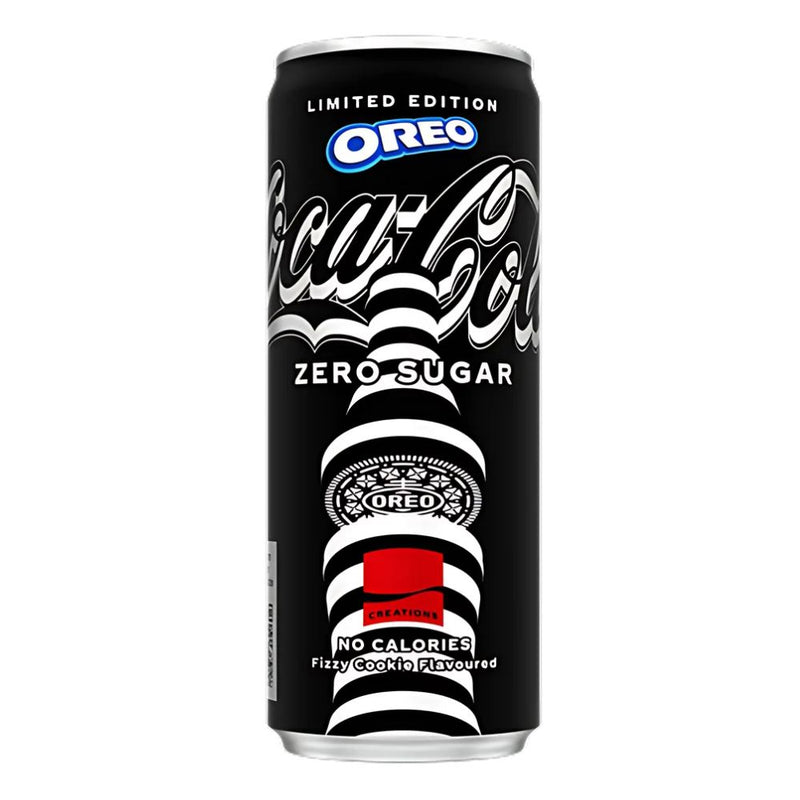 Confezione da 250ml di bevanda al gusto di oreo Coca Cola.