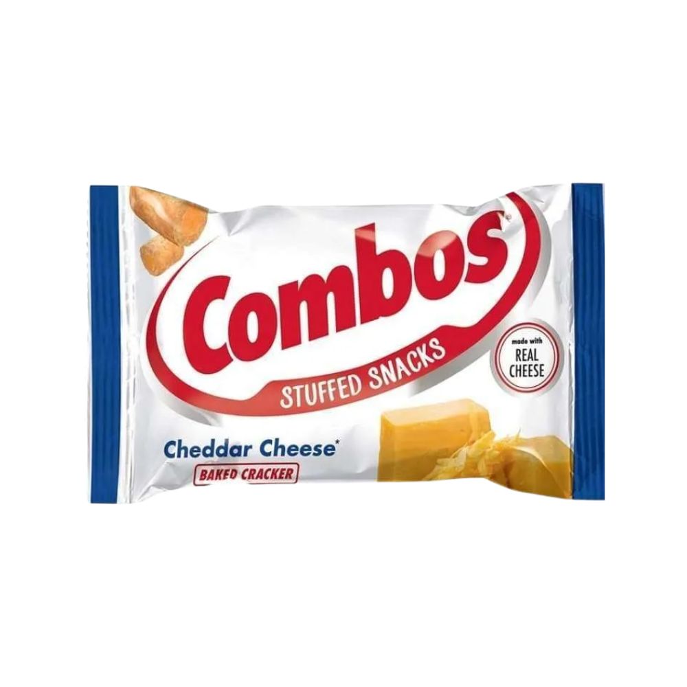 Combos Cheddar Cheese Cracker, galleta al cheddar de 48g 