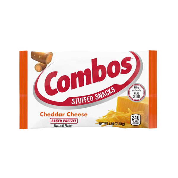 Combos Pretzel de Queso Cheddar, pretzel con cheddar de 51g 