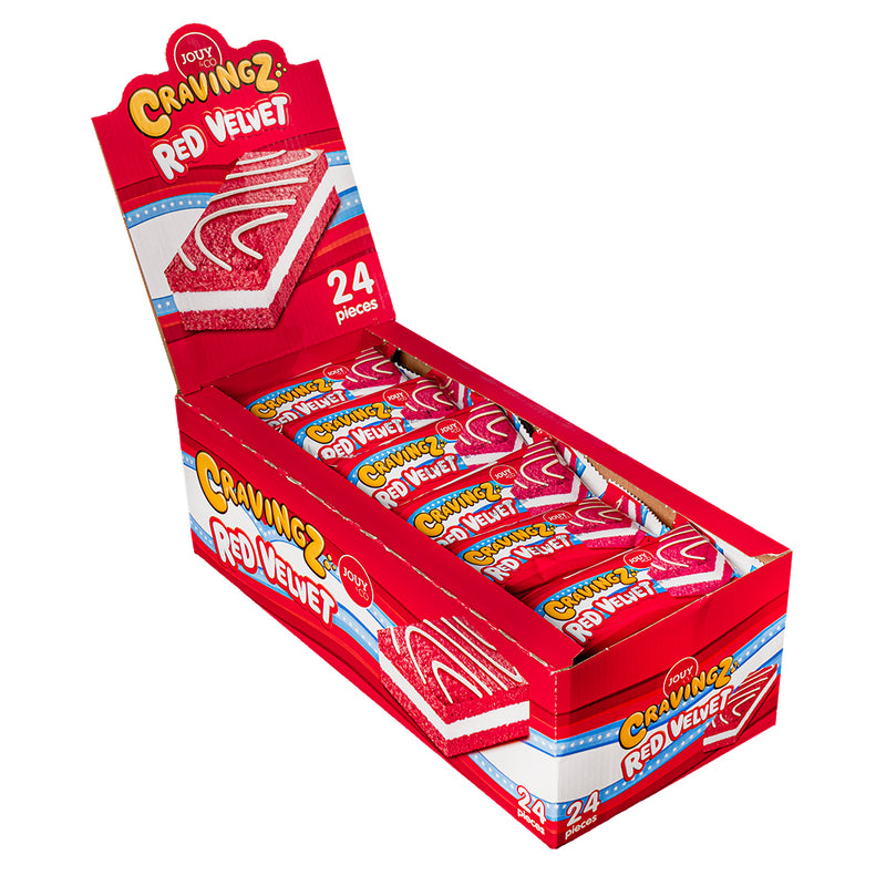 Confezione da 24 di merendina al gusto red velvet JouyCo Red Velvet