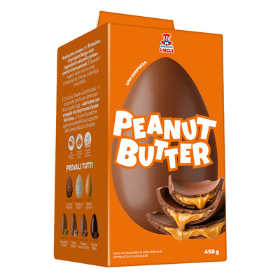 Huevo de Pascua de chocolate de 300g relleno de mantequilla de maní, American Uncle Peanut Butter Egg
