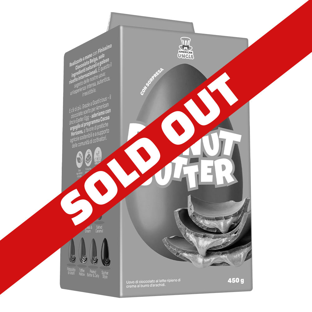 AU Huevo de Pascua de mantequilla de maní, huevo de Pascua de chocolate con leche relleno de crema de mantequilla de maní de 450 g 