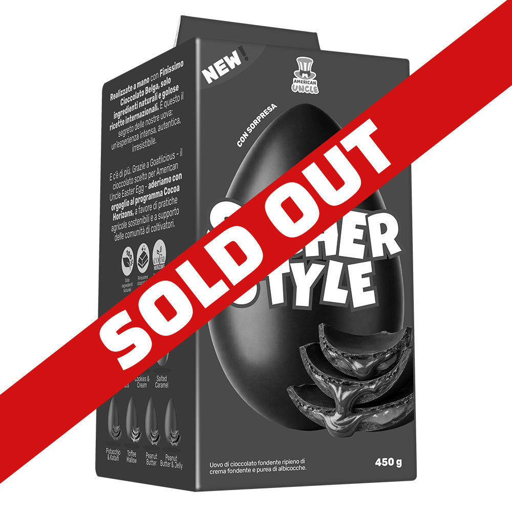 AU Huevo de Pascua estilo Sacher, huevo de Pascua de chocolate negro relleno de crema de chocolate negro y puré de albaricoques de 450 g 