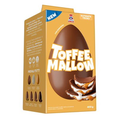 American Uncle Egg Toffee Mallow, huevo de Pascua relleno de caramelo y marshmallow de 450g