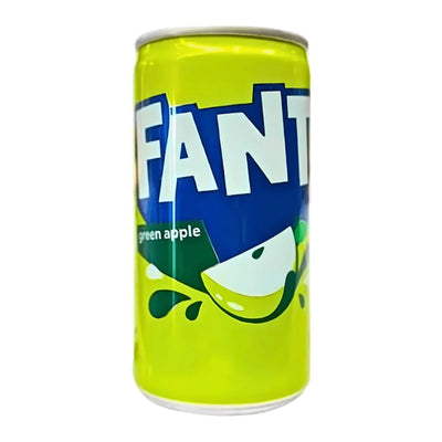 Confezione da 185ml, bevanda al gusto di mela verde Fanta.