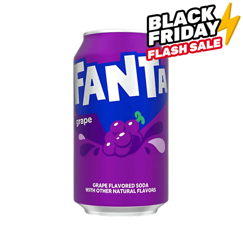 Fanta Grape, bebida de uva de 355ml