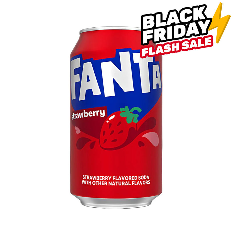 Fanta Strawberry, bebida de fresa de 355 ml