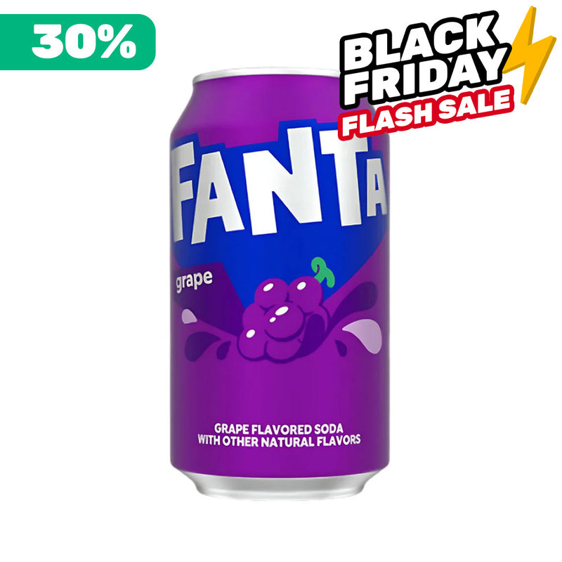 Fanta Grape, bebida de uva de 355ml