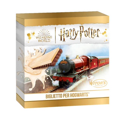 Confezione da 126g biscotto al cacao con tavoletta di crema al latte Harry Potter.