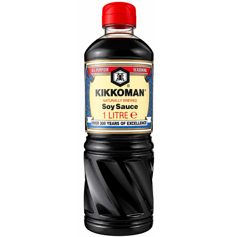 Kikkoman Soy Sauce, salsa de soja de 1L 