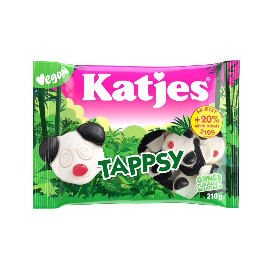 Katjes Tappsy, caramelle gommose al gusto di liquirizia e frutta da 210g