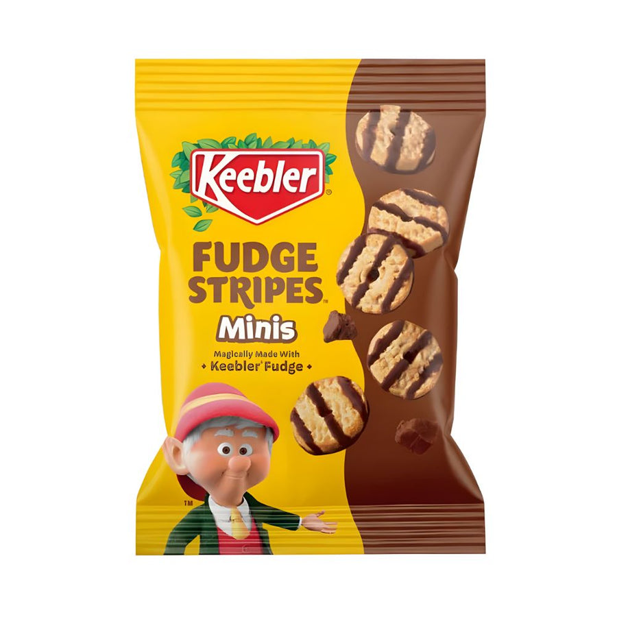 Keebler Cookies Fudge Stripes Minis, galletas con chocolate de 85g.